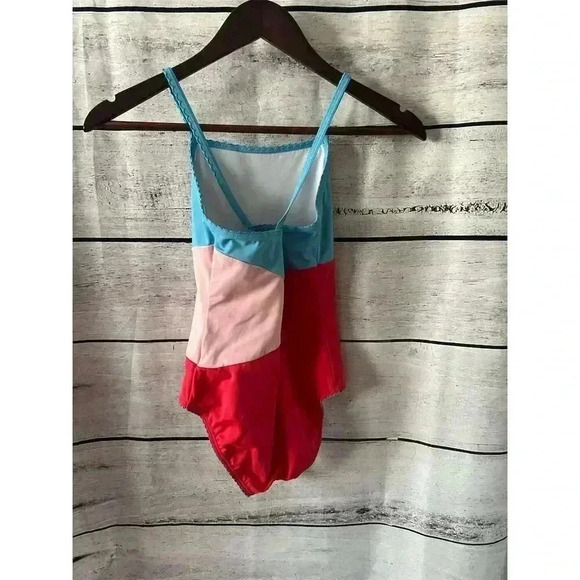 Hanna Andersson Girls' Rainbow One Piece Swimsuit Size 10 Multicolor - Picture 2 of 6